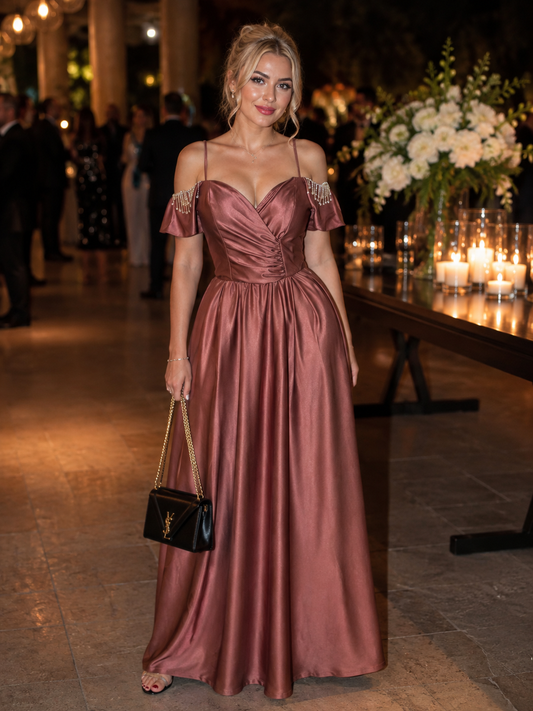 Maxi vestido diamante