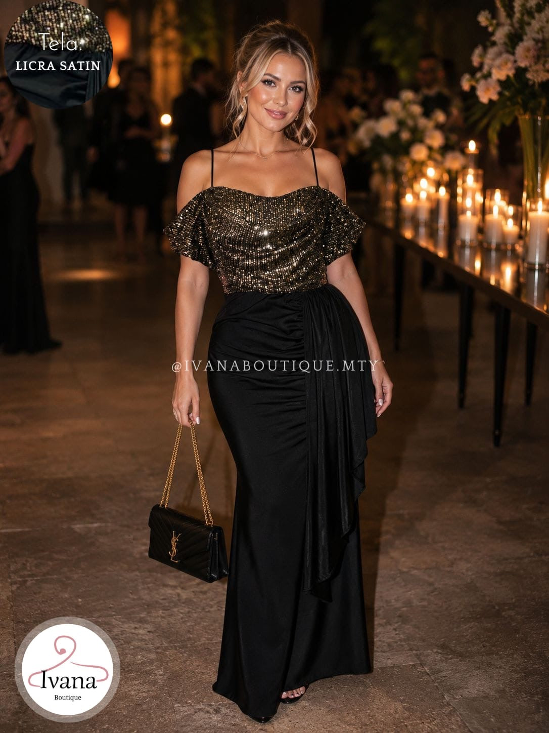 Maxi Vestido Bicolor