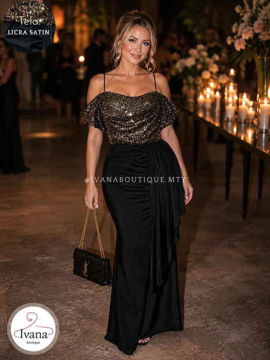 Maxi Vestido Bicolor